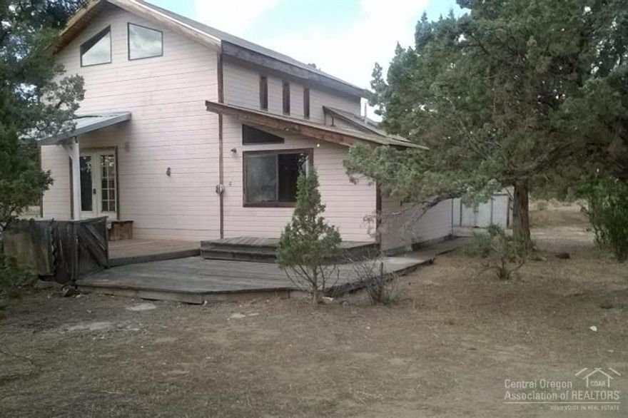 Located in Prineville Lake Acres, this home is on the ridge above the Crooked River Highway just outside of town. The property includes a homesite and several outbuildings. This is a Fannie Mae HomePath property priced to reflect the existing condition of the home and the value of the land.