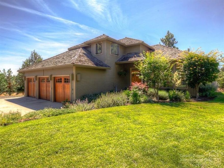 Fabulous updated home in popular Westridge. Vaulted LR has gas FP w/slate tile & oak mantle, and wood floors throughout most of the main level. Kitchen boasts granite tile countertops, SS appliances & pantry. Breakfast nook w/French doors that open out to the deck. Main level FR has a gas stove, skylights & slider to deck. Lrg master w/slab granite countertops, heated tile floor, tiled shower, & walk in closet. Lrg yard w/gorgeous landscaping. Close to river, biking trails, Mt Bachelor, schools & downtown.