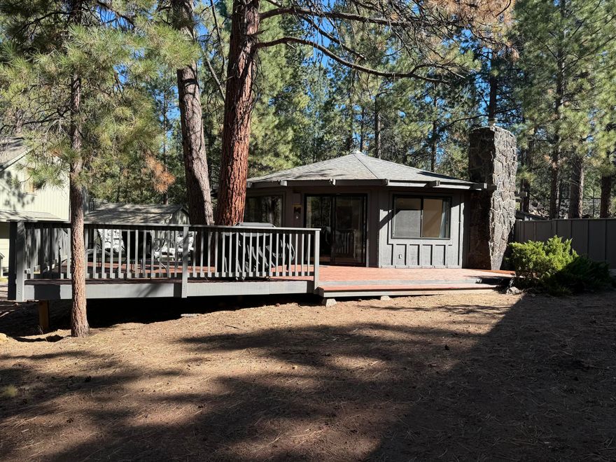 Located close to the mall, Large deck. This 2 bed, 2 bath home has been updated throughout. Newer floors, kitchen cabinets, Granite counter tops, ledge rock backsplash, newer appliances, new lighting, both bathrooms completely remodeled with tile shower, new vanities, solid surface counter tops, T&G ceilings int the bedrooms, new doors, wood burning wood stove, This home has a lot to offer.