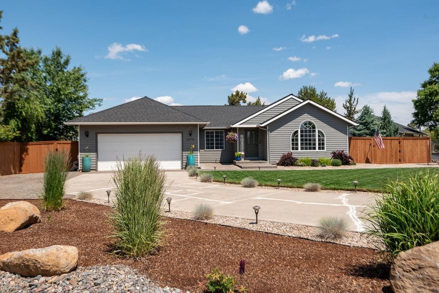 Stylish Home with Cascade Mountain Views in Bend's North Star community, 20774 North Star Way is a charming residence offering breathtaking Cascade Mountain views right from its backyard! This delightful home features 3 bedrooms and 2 full bathrooms, providing a comfortable and inviting living space. With its well-equipped kitchen, cozy living areas, and picturesque backyard backing to common land, this property offers both tranquility and convenience. Enjoy the amenities of the sought-after North Star community which features 160 acres of common area including high desert, lava rocks, crop-producing cultivated acreage, irrigation ponds, dog park, lawns, the playground, picnic areas, basketball court, & trails, while relishing in the stunning mountain vistas.