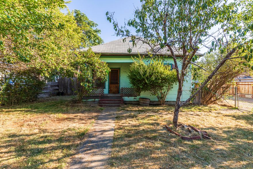 Calling All Investors! Opportunity awaits with this 2 bed, 1 bath bungalow conveniently located within minutes of schools, shopping, medical and more! Potential to add an additional unit (Buyer to do their own diligence). Large backyard with storage shed, fully fenced and a large area for parking. Tons of possibilities!