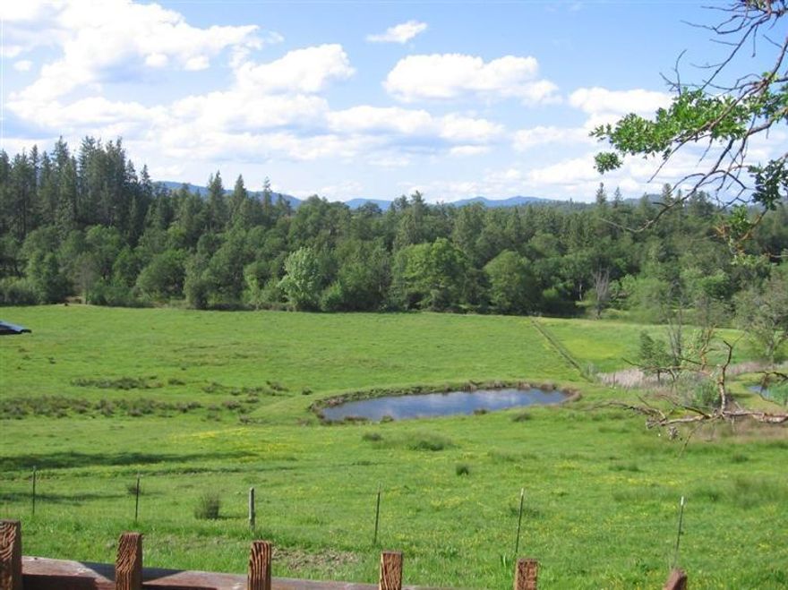 13.03acres & 5.5acres has irrigation through Eagle Point Irrigation District. Property has a 3bdrm 3bath doublewide manuf home with square footage of 1782, built in 1984 that owner has kept in great condition. Home has a nice open floor plan & there is a 2 car detached garage,carport & Barn with 2 large stahls,corrals & round pen. Sand filter septic & great well per seller. Reese Creek runs through the back of the property & property continues on other side of creek.