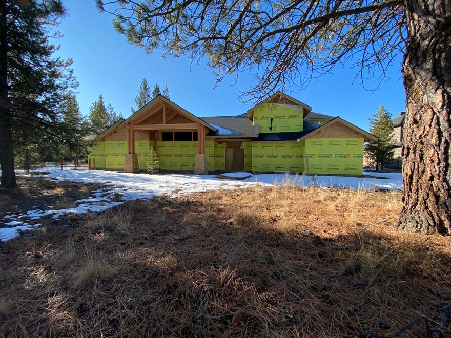 Plans and specs are now selected for this 5,690 sq ft home! Slated to be completed in Summer 2021, this custom NW style home offers ample gathering spaces perfect for large families, reunions, retreats, and special get-a-ways. There are four master suites on the main level along with great room, gourmet kitchen, laundry/mudroom. Upstairs find two more suite, plus bunk/bonus room—expansive covered paver patio. Features include distress wood beams, custom cabinetry, rich woods, solid surfaces, designer tile, high-end appliances, built-in fridge, and wi-fi enabled zoned Central A/C. Contact your agent to preview today.