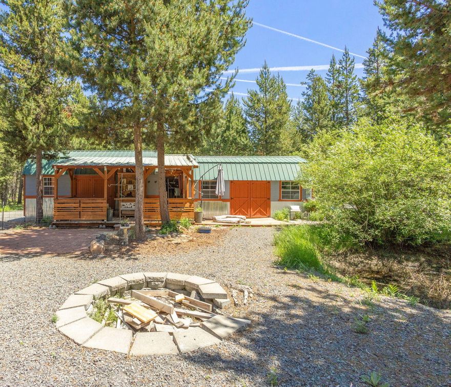 Discover the perfect Central Oregon getaway spot with this recreational lot located just minutes from all the Sunriver amenities. The property includes a hobby shed and a separate workshop - ideal for storage, projects, or an offgrid studio. Whether you're looking for a basecamp for outdoor adventures (located only 20 minutes from Mt. Bachelor!) or a peaceful retreat surrounded by nature, this lot is perfect for the outdoor enthusiast.