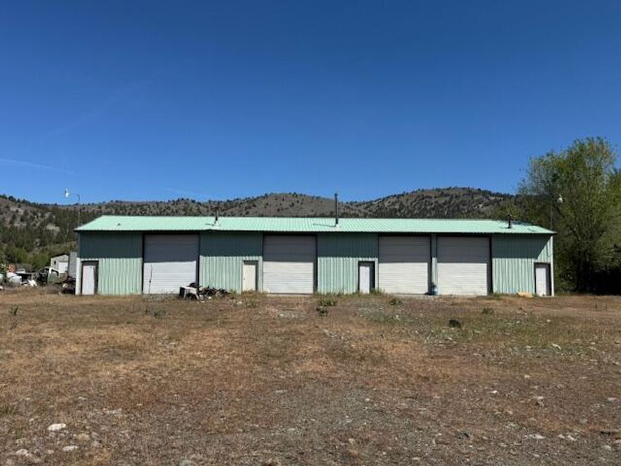 2.44 Acres Located Off Of River Lane, John Day!  Zoned for a home and or a business, possibilities await, investor or business owner, 28x98 metal shop, 4 bays w/12 foot doors, concrete floor, metal roof, power, mt views, nice level acreage, easement for city water and sewer hookup.  $165,000 #1136