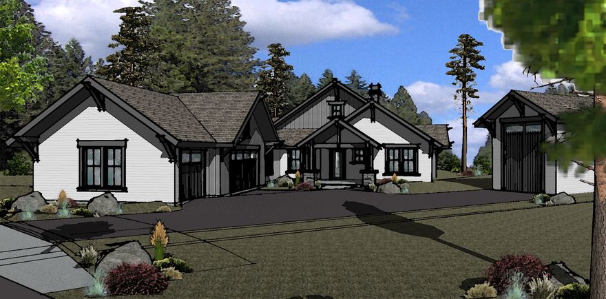 Don't miss this one-of-a-kind single-level craftsman by MCD Homes! This stunning home features a 3-car garage plus a 40-ft detached RV garage, all on a spacious third of an acre lot in Talline, West Bend's newest community with neighborhood amenities, a park, & proximity to Shevlin Park, trails, schools, & more. Inside, an expansive vaulted great room shines with MCD's signature finishes: a chef's kitchen, floor-to-ceiling cabinets, Jenn Air appliances, casement windows, and hardwood floors throughout the common areas and bedrooms. Massive double sliders open to a spacious patio, perfect for entertaining. The luxurious primary suite boasts a private covered patio, XL walk-in closet, heated bathroom floors, and soaking tub. With a dedicated office, large mudroom, laundry room, & ample storage throughout, this home is as functional as it is beautiful!