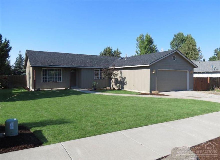 You are going to love this remodeled 3 bedroom, 2 bath home in North Bend. Attached double car garage, all new paint inside and out, new stainless appliances including refrigerator, new flooring, new kitchen countertops, new front yard landscaping, all is done and ready to go. Move in now. Great room with vaulted ceilings, utility room, patio with large fenced yard including sprinkler system in the front. New roof.