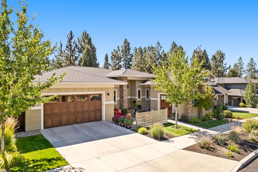 Outstanding single level home located in desirable Shevlin Pines near scenic Shevlin Park. At 2568 sf. this single level home is roomy and comfortable.  Open floor plan, tall ceilings and hardwood floors throughout. Stunning updated kitchen w/ quartz countertops, custom backsplash, Fisher & Paykel appliances and beautiful cabinetry. Private primary bedroom with 2 walk-in closets, tile shower, soaking tub and double vanities. Relax and unwind after a long day on the front patio or back porch. Large fenced back yard is perfect for summer play. Huge under house storage. Attached 2 -car garage plus 200 sf. gear garage/shop. This home is the whole package, come see it today!