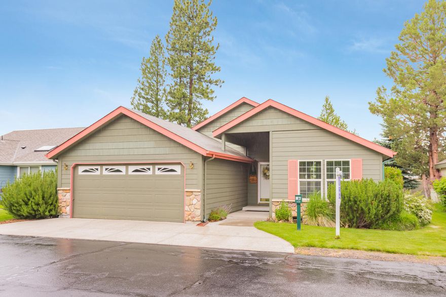 This single level home in the 55+ gated community of The Pines is close to downtown Sisters, restaurants, shopping and a gateway to Central Oregon recreational activities. This three bedroom two bath home features a large  great room with vaulted ceiling plus a formal living room. The open kitchen has an island/breakfast bar and newer appliances. Landscape maintenance and snow removal are included in the HOA fee. If you are looking for a home in a quiet private residential community that is close to town, look no further than 348 N. Wheeler Loop.