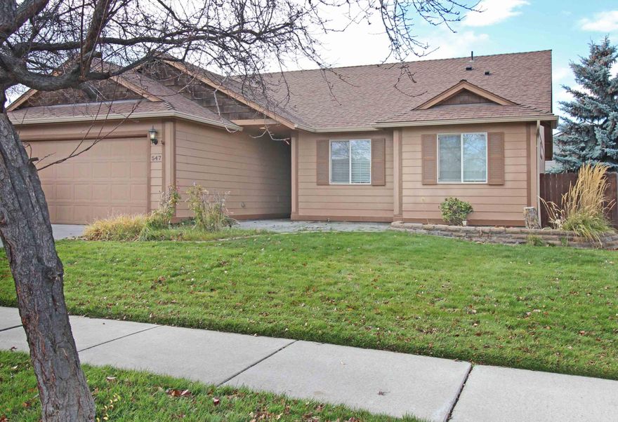 Pride of ownership in the friendly Fairhaven Subdivision. Lovely curb appeal in a great section of Northwest Redmond, minutes to many of Redmond's conveniences, schools, parks & shopping. Great room floorplan (Living Room, Dining Room Kitchen); Vaulted ceiling; Gas fireplace. Kitchen features tile counters, breakfast bar, pantry, dishwasher, and disposal. Refrigerator, washer and dryer included. Primary bedroom with private access to the back yard & Walk in closet; Ensuite double vanity sinks; Enclosed toilet. Fully fenced back and side yard. Parking for your RV, boat or other toys. Patio & pavers cover the entire back yard area. Raised planters. Forced Air natural gas heating plus central air conditioning. Ceiling fan. Patio gas bibb for your gas grille. 4 blocks to Fairhaven Park with lovely play amenities. Minutes to shopping, Sam Johnson Park, Canyon Trails & more. Mostly sidewalks throughout the community to walk to schools in this great section of Redmond. Home Not For Rent,