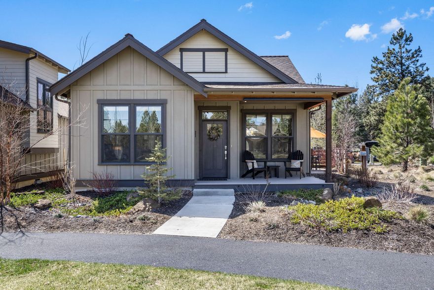 Serenity awaits on Bend's westside! This 1 owner, single level home is ready to be your dream vacation destination or next investment! This successful 5 star vacation rental is on the way to Mt. Bachelor/Cascade Lakes & has direct access to the river trail. Offered furnished, this stylish home perfectly blends pride of ownership, tasteful finish work & outdoor living. Overlooking common area & backing to the haul trail, the floorplan is well laid out & maximizes its sq. footage. Quality is evident throughout & property is immaculate & turnkey. Generous use of picture windows captures natural light & views of nature while making the space inviting. Highlights include laminate wood floors, slab quartz counters, trendy tile, cozy fireplace, garage, fenced patio, and the ability to rent nightly. This home has an unbeatable location & is turnkey as your home away from home.