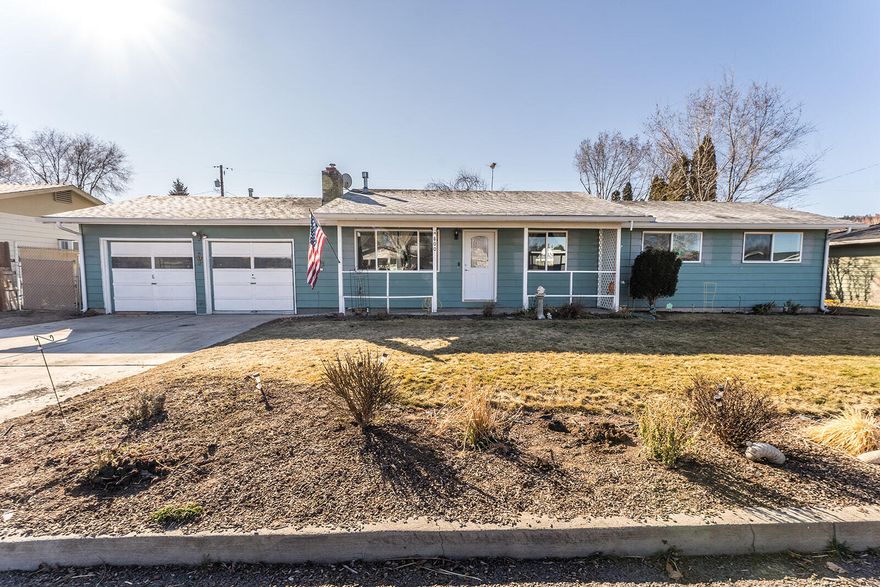 Updated home in the heart of Prineville! Featuring a large secluded backyard! Backyard features a storage shed, chicken coop, RV/trailer parking and water feature. Has its own irrigation well and pump to keep the yard green. Complete remodel includes a new roof in 2021, new windows, new interior paint, new light fixtures, door hardware, quartz countertops, all new stainless steel appliances, new carpet in living room and bedrooms, and laminate flooring in the kitchen and entry way. Cozy up to the gas fireplace with zoned heating throughout the home. Call today for a private showing.