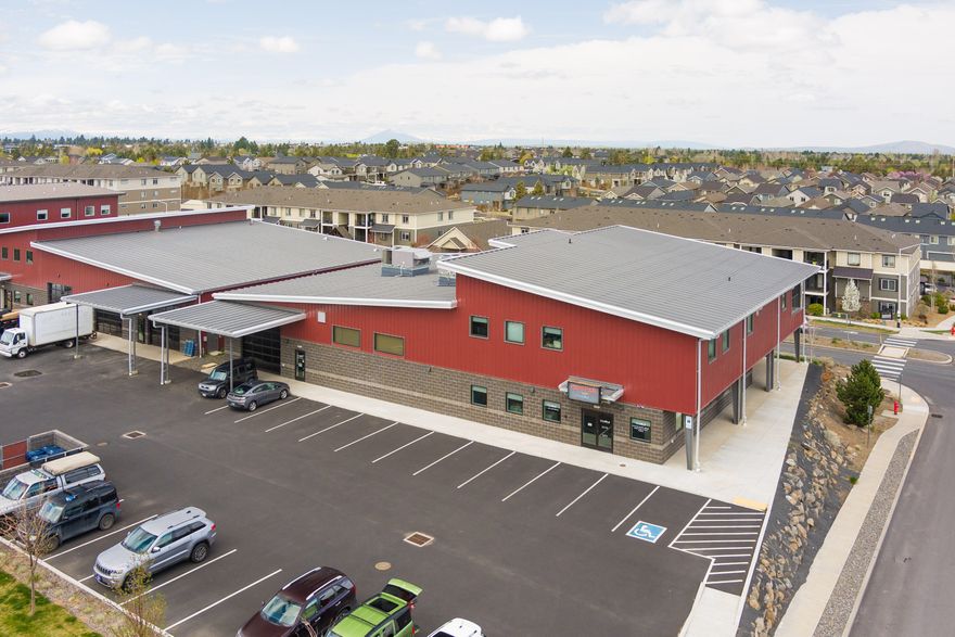 A rare opportunity to purchase a top-quality mixed use property in Bend, Oregon. Originally designed and built for a high-tech and conventional printing company, this building and property could be used for a variety of businesses, from tech to traditional. The highlights are innumerable and the benefits for production, transportation, employees, and clients are plentiful.

Constructed in 2017 by a highly-regarded contractor, this building is less than a mile from Highways 97 and 20, has efficient truck and delivery areas, easy access to major roads, and ample parking. Consider these additional features:  HVAC throughout the entire building, including the warehouse area; 800 amp, three phase power; 24' high ceilings at the peak; full fire suppression system; modern office and lobby areas; bathrooms with shower, outside deck, elevator, and multiple breakrooms.