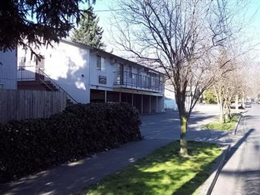 Excellent investment opportunity in downtown Grants Pass. 15 unit apartment complex on 0.49 acre lot and 2 bedroom, 1 bath home on 0.17 acre lot. Stable occupancy with increasing rents opportunity. $15,000 credit to buyer for exterior paint. Assumable loan at 7%. Square footage is approximate. Both tax lots to be sold together.
