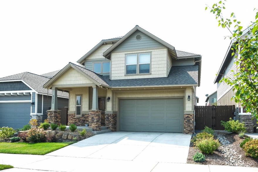 This beautiful 3 bedroom home in Mirada boasts a welcoming open floor plan on the main floor with easy access to a private back patio and yard. Upstairs you will find a large master suite with high ceilings, luxurious soaking tub, walk in shower and large walk-in closet. Approximately $20,000 in upgrades which include, stained fencing, backyard landscaping, A/C, window treatments and stainless refrigerator. With an incredible neighborhood park and community pool come see if this is the home for you.