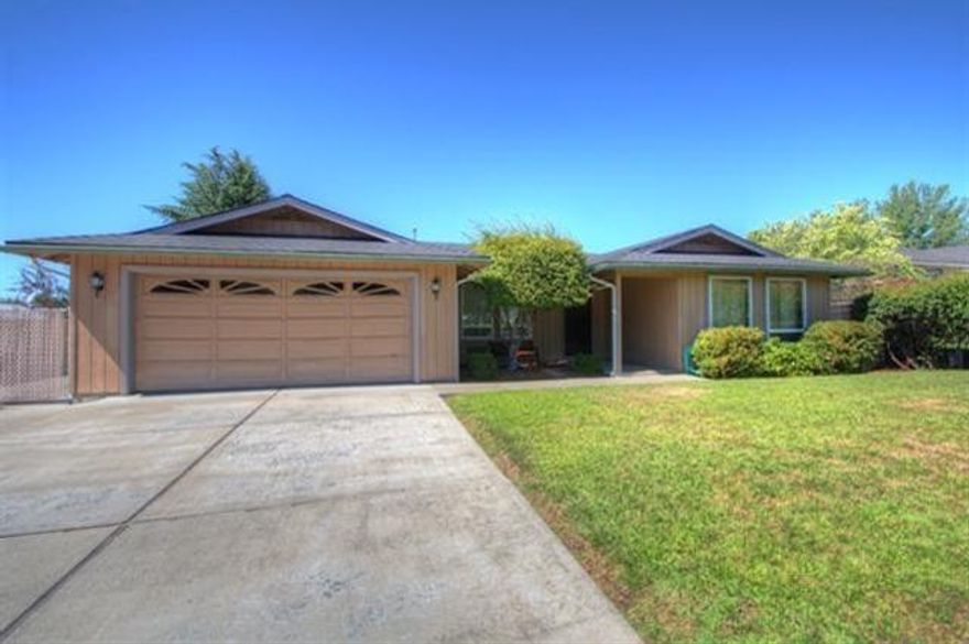 Single level 3 bed/2 bath 2003 sq ft Decarlow built home in a prime East Medford location. Spacious home has both a family and living area with formal dining and separate laundry. Open kitchen with a large island and extra storage is light & bright. The large lot has paved, oversized and gated RV parking that would please the toy enthusiast, and there's also a big back yard and a large covered patio for outdoor living! Convenient location is close to schools, shopping, restaurants and medical facilities.