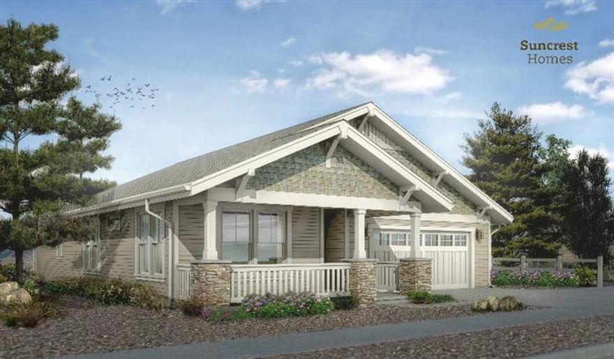 Under construction - ready to move-in January 15, 2015. This will be an Earth Advantage certified home. Quality built by Suncrest Homes with all the high end amenities: Quartz counter tops, tiled shower, spacious master bedroom and bathrooms. Amazing finishes throughout the home. The open floor plan boasts of a living room, dining area, and kitchen area. Custom tile backsplash in the gourmet kitchen. The master bathroom features a roll-in shower. There is also additional storage over garage. The builder will custom design the home for you. Nice sized backyard, room for RV parking on the side. You are close to the dog park, the bike path, and an easy stroll to the Plaza. The builder will also be happy to meet you on the site and explain everything. All renderings for an example only.