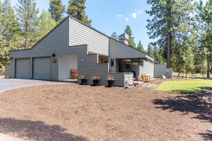 This Beauty will not last long! Single level, with so much style. This home features an open floorplan that really lives large and brings the outdoors in. Multiple outdoor spaces include a private hot tub deck and a large, spacious patio and yard area. The master suite has brand new tile in the shower and floor. Updated kitchen, makes this home feel light, bright and more modern. You also have an attached 2 car garage, and an awesome location for easy access in and out of Sunriver. Don't miss this GEM!