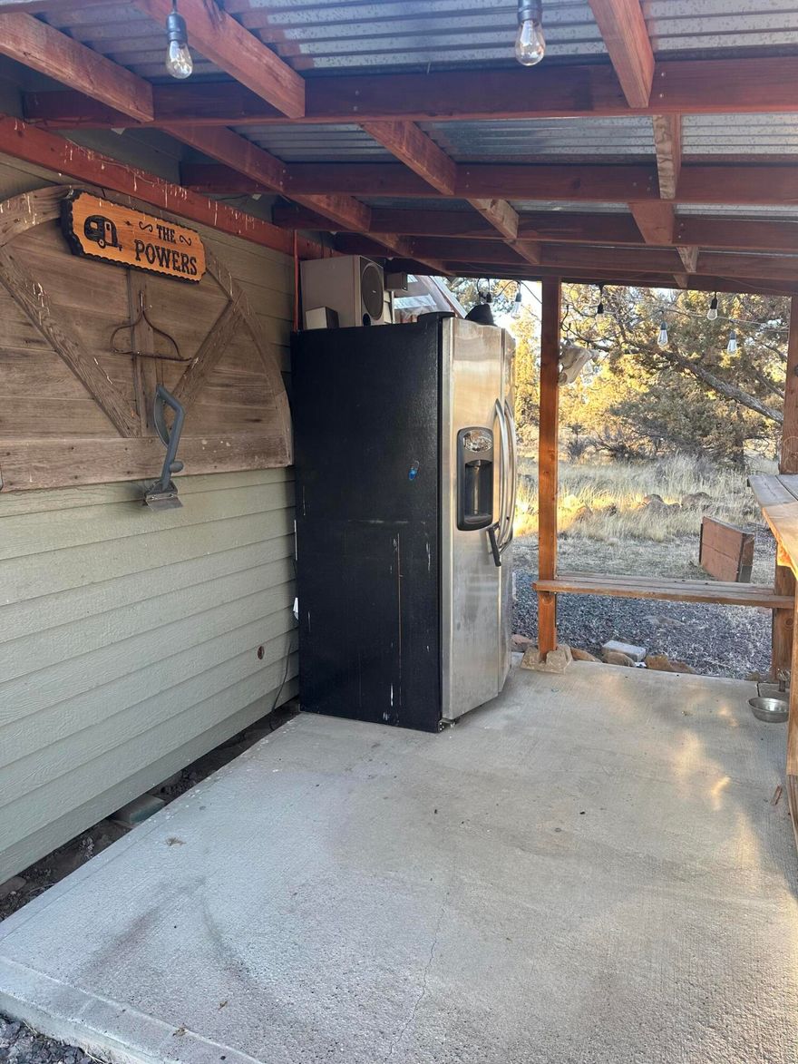 Rare 10-Acre Recreational Property - Priced to Sell Fast! This private and peaceful property is a rare opportunity for outdoor enthusiasts. Permitted for 5 campground spaces, it's ready for adventure with a power pole and electrical service to 4 sites, cistern, water heater, outdoor shower, outdoor kitchen, shed, and propane fire pit. Just 5 minutes from the lake and boat ramp, it's an ideal basecamp for boating, fishing, and lake days. Nearby 4x4 trails add even more excitement for off-road fun. Whether you're seeking a weekend escape, a recreational retreat, or looking for potential income, this property delivers. There's also the option to apply for a non-farm dwelling—buyer to perform due diligence. Very few properties like this come to market, and this one is priced to sell quickly. Don't miss your chance to own a slice of Central Oregon paradise tailored for adventure and relaxation! Listing broker is part owner.