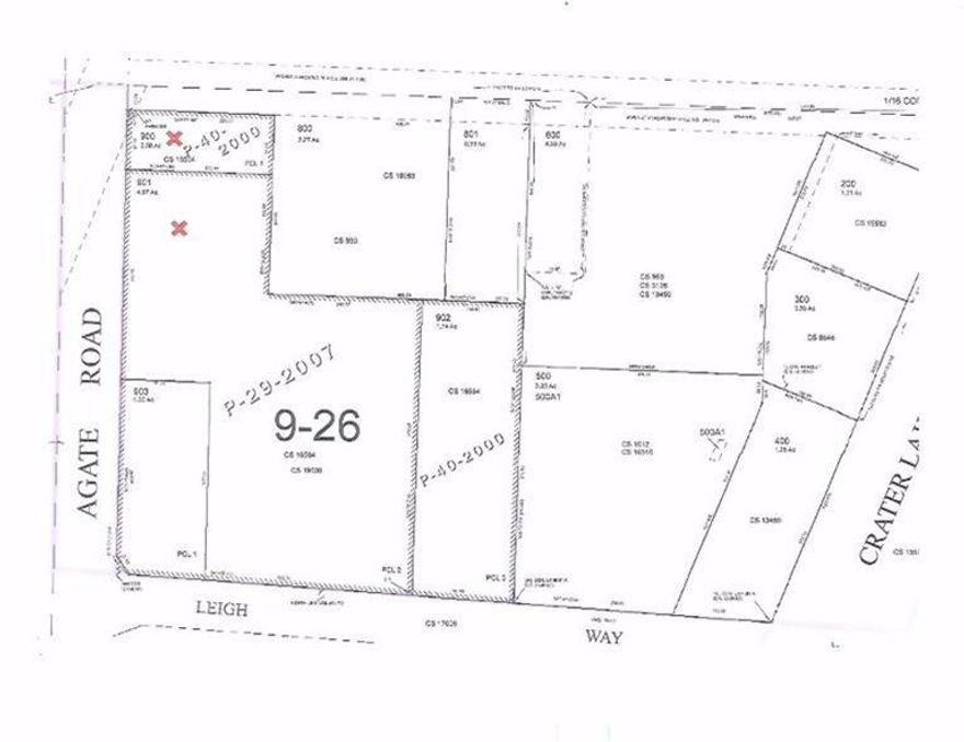 EXCLUSIONS!! Commercially zoned land near Crater Lake Hwy & Hwy 140 in White City. Seller consider division subject to approval of lot line adjustment. Tax Lot 900 will not be sold separately. Great location for sales yard, mini storage, offices, etc. Closing of sale will be done for each lot separately, but simultaneously, because of different ownership.