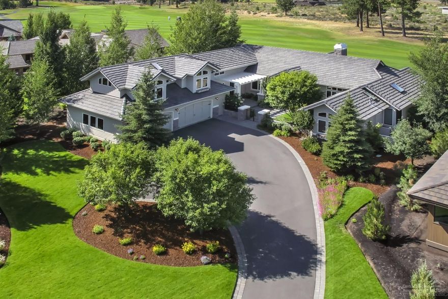 Rare opportunity to own a uniquely designed, Northwest contemporary, custom Norman Building and Design home. Nestled on a .51 acre lot along the 6th fairway in the Broken Top Club w/ unobstructed mountain views, this home boasts the finest finishes. All en-suite bedrooms, 2 separate home offices, loft, private front courtyard & 4-car garage. Enjoy wonderful outdoor living while watching the sunset over the spectacular Cascade Mountain range in the prestigious, private, gated golf community of Broken Top.