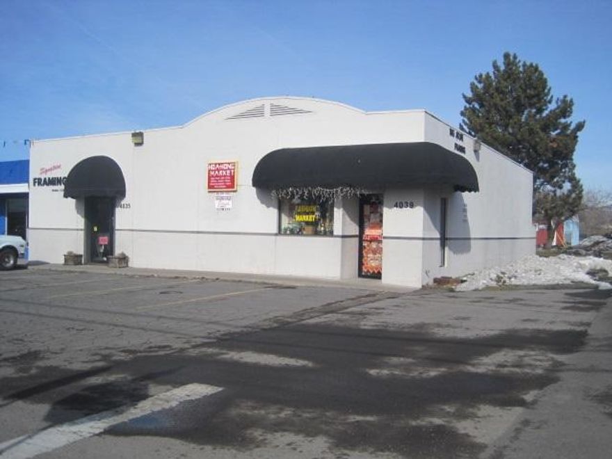 New Rubber Roof Approx 2/3 Years Old, Exterior Is Insulcrete Put On In The Mid 1980's Which Is Also An Insulator For The Walls, Concrete Block Constructon,Extreme Rebuild In 1984,Back 500 Sq Ft Was Added In 1995, Current Tenants Are Hoa-hong Market Lease is $1130 per month and is up for renewel in January 2017,Signature Frame Shop Is A Family Member. Wall Between Two Units Can Be Opened Up In A Couple Of Areas To Make One Area. Parking Could Be 10-12 Cars. Market Side Has Two Toilet/Sink Areas, Frame Side Has Toilet And Separate Sink.