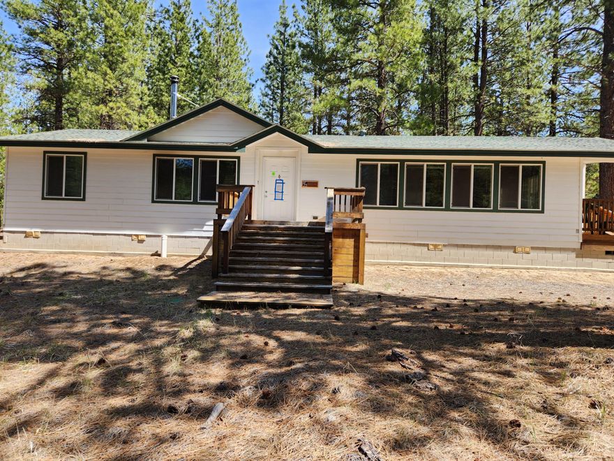 This is a nice 3-bedroom 2 bath home on 10 acres. The home is well cared for. Horse property with fencing and tack building. Extremely large shop/garage with loft and stairs. Buyers to do their own due diligence.