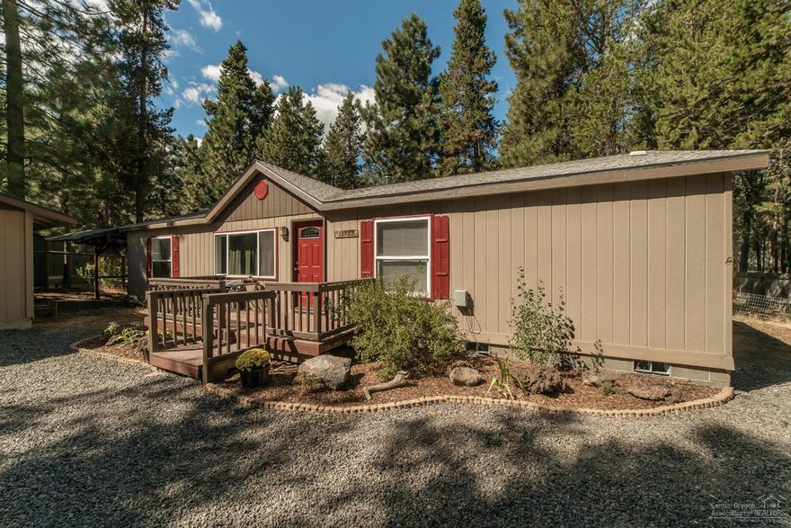 This wonderful home nestled in the trees has a huge fenced backyard and a 2 car detached garage. Live comfortably in this 3 bedroom 2 bath home with office and updated kitchen featuring stainless steel appliances. There is even room to park an RV with 30 Amp plug-in. Surrounding homes show pride of ownership.