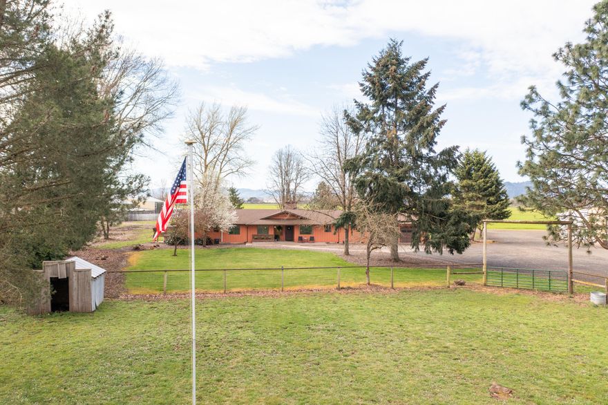 This exceptional property offers the perfect blend of luxury, comfort, and functionality, making it an ideal retreat for those seeking a refined rural lifestyle. The spacious 2,500 sqft home is thoughtfully designed to provide both elegance and practicality. With 3 bedrooms and 3 bathrooms, it offers ample space for family living, entertaining, or accommodating guests. The dedicated office is perfect for remote work or personal projects, while the mudroom adds everyday convenience. Expansive open living areas, bathed in natural light from large windows, create a warm and inviting ambiance, ensuring a seamless flow between relaxation and social gatherings.For equestrian enthusiasts, this property boasts facilities designed for both personal enjoyment and income-generating opportunities. In addition to an outdoor riding pad, the nine-stall barn features a 60x120 indoor riding arena with premium washed sand footing for year-round riding, a heated wash rack and a Fly Guard system.