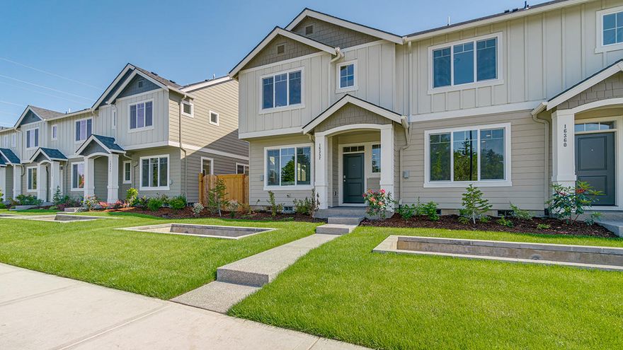 Accepting offers until Sat 3/20 @ 12pm.  DR Horton at Canyon Ridge is now selling! Fantastic opportunity to own in fast growing Redmond! Conveniently located near Tom McCall Elementary school with EZ access to Hwy 97 & 6th Ave. Enjoy outdoor activities at Dry Canyon and Quince Park. The Woodbridge plan is a 3 bed/2.5 bath 2 car garage 2 level townhouse. All interior and exterior finishes are pre-determined by Builder. New Home Warranty and Smart Home Features. HOA is 179.64/mo . This home is currently under construction with an estimated 6/25/21 completion date. $4,000 closing costs with use of Builder's Lender. Model Home open by appt. only Sat - Wed 10-6. Please call listing agent for details . Buyers to verify schools. Rendering.  Actual finishes may vary.