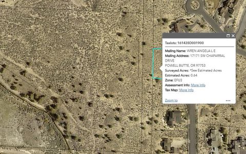 Tiny photo for 17171 SW Chaparral Drive, Powell Butte, OR 97753 (MLS # 220215484)