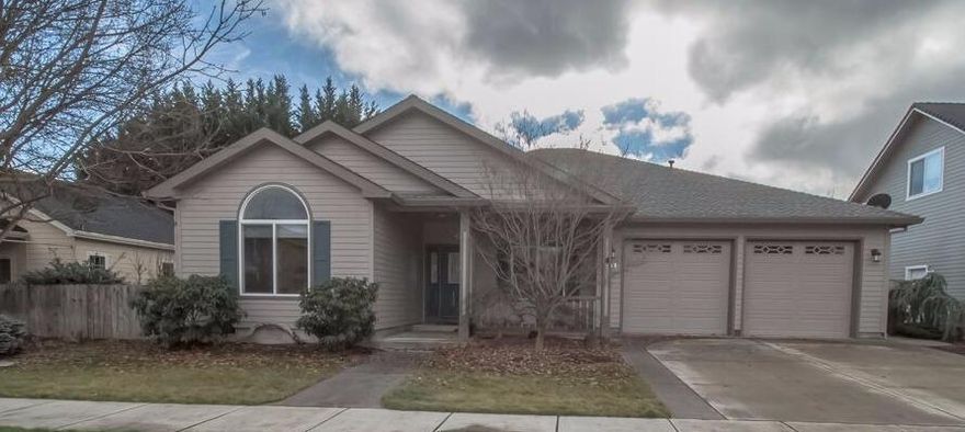 This lovely single story home is located in Twin Creeks neighborhood, close to park w/community events. Kitchen opens to living room w/gas fireplace. Nice hardwood floors in entry and dining room. Kitchen has stainless steel appliances and lovely full wood cabinetry. Split floor plan offers a nice master bedroom w/customized large walk in closet, coved ceilings, jetted tub, walk in shower w/dual shower heads & double sinks. Laundry room has a sink and utility counter with plenty of storage. Recessed lighting throughout home. Nice large covered patio off of living room is great for entertaining. Formal dining has coved ceiling w/lights in addition to the eating area in kitchen. Rear yard is fenced and features a pond/water feature, raised flower beds and 6x9 gardening/utility shed. There is a whole house fan, ample storage throughout home w/additional storage racks in garage.