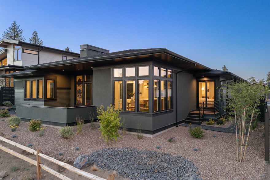 Discover your dream home built by Salvesen Homes in desirable Discovery West, Bend. This single-level gem offers 1,937 sq ft of living space, featuring 3 bedrooms and 2 baths. Enjoy a 3-car garage and a property backing to Park and Rec land, providing a feeling of openness. Inside, high-end finishes showcase exceptional craftsmanship. The open floor plan seamlessly connects the living, dining, and
kitchen areas, perfect for entertaining. Large windows fill the home with natural light, highlighting the quality construction. The gourmet kitchen boasts top-of-the-line appliances, custom cabinetry, and stunning countertops. The primary suite offers a serene retreat with a spa-like bathroom and ample closet space. Enjoy the best of Bend living with easy access to trails, parks, and amenities. This home
is a perfect blend of luxury, comfort, and location!