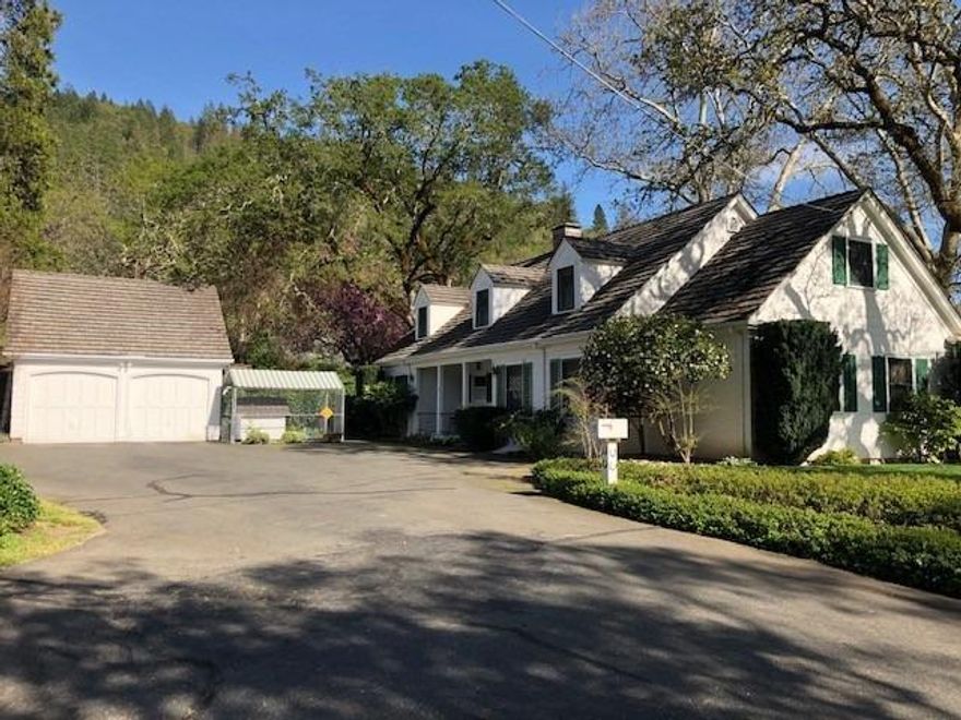 Rare opportunity to purchase a longtime Grants Pass family homestead. An incredible estate type property located just minutes from Grants Pass, 56 acres zoned RR-5 and located in school District #7. Property features a charming and classic farmhouse with 4 bedrooms, 2 baths, with approx. 2316 sf., living room with spectacular views and wood burning fireplace, 2 bedrooms up and 2 bedrooms downstairs, central forced air heating and A/C, galley styled kitchen, basement, lots of old world touches like crown molding and built ins, outside there's a 5- stall barn with tack room and machine carport, 2nd smaller barn, large in-ground pool, gazebo, tile roof, fenced garden, beautiful meadows and woods, possible to partition off lots without affecting setting of the main house, and adjacent to BLM. House needs updating but has so much potential. Local elk herd grazes in meadows. One of a kind property. Buyer to do own due diligence.