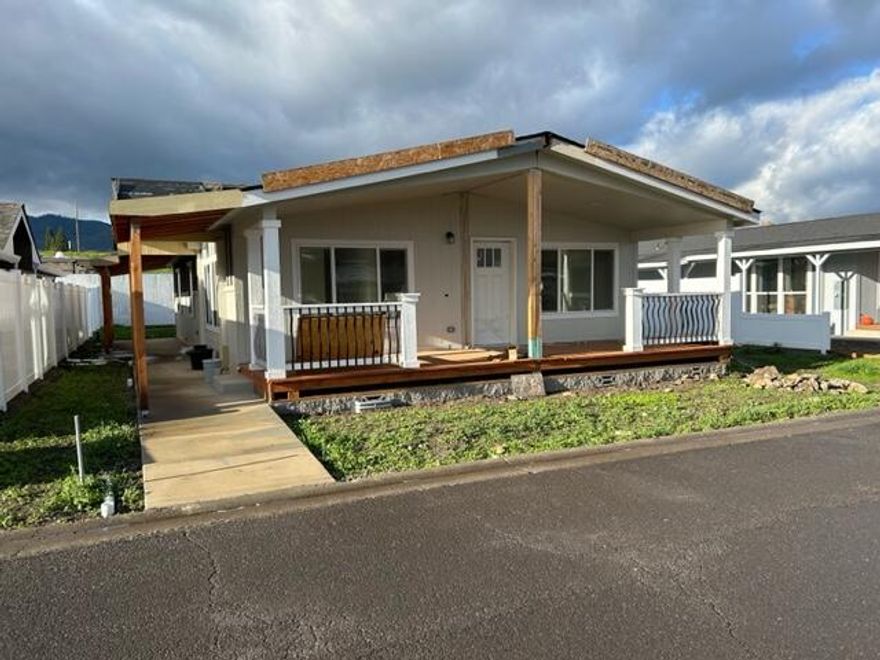 Here's a new listing #73 in popular Mountain View Estates, a 55+ community.  Mountain View Estates is still owned by the local family that developed it in 1987. 21 homes of the 164 homes survived the Alameda Fire of 2020.  The park is being restored & is now welcoming new and returning residents to this vibrant community.  There's a new dog park and mailbox kiosk with parking at the entry. This brand-new Skyline 3 bedroom, 2 bath home is just the right size & the right floor plan if you're looking for 2 bedrooms plus an office.  The large master bedroom runs across the back of the home.  Double vanity in the bathroom with a soaking tub & shower too. The kitchen & living area are in the front with views of the neighborhood.  There are plenty of counters & cabinets to please the cook.  You've got plenty of space for your cars under the carport.  Vinyl fencing & drought tolerant landscaping included along with sewer & trash. One small pet up to 25 lbs allowed. Interesting?  You bet