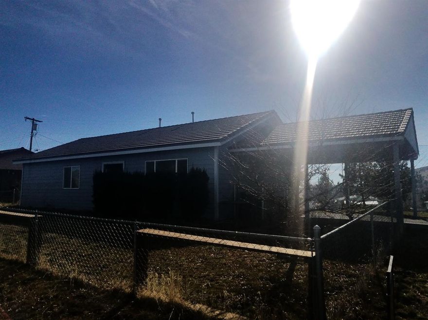 Hard to find 4 bedroom 1 bath home (especially for this price) with a little bit of elbow room. Great floor plan, fresh paint on exterior, lifetime'' tiled roof, two car carport are just a few of the great amenities to this home. Only one owner that has taken good care.