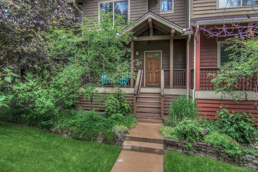 Location, Location, Location! This solar Pence Place townhome is close to downtown, the Old Mill, COCC and OSU. Phil's Trail and Shevlin Park Trail system is just minutes away. Two master bedrooms upstairs, half bath down for guests. Brazilian Cherry hardwood floors make this home warm and inviting. Great room with spacious kitchen are the heart of this home. Deck off the kitchen extend living outdoors. Oversize single car garage has room for a work bench. Extra storage in garage. Solar townhome!