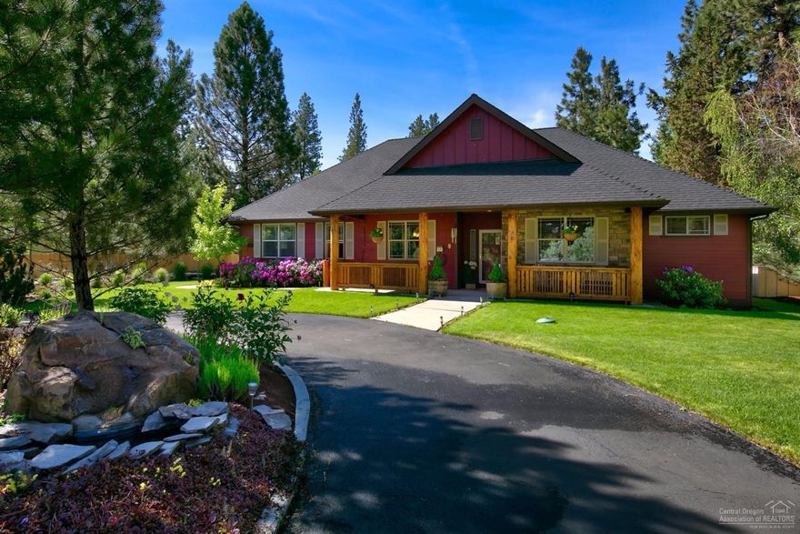 Nestled amongst the pines this well maintained home is located in the quiet neighborhood of Creekside & offers a great floorplan with three bedrooms, a large bonus room, office & a 3 car garage. New owners will enjoy an array of features such as the well crafted woodwork & built-in speakers found throughout the home, a spacious kitchen with granite tile, double ovens & a large walk-in pantry. The patio looks out over a back yard paradise that is fully fenced & comes complete with a stunning water feature.