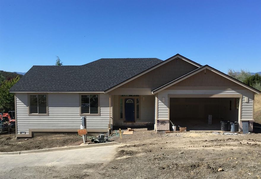 Great new home to be built in beautiful Bella Vista Heights. With 1800 sq ft and a split floorplan, this home offers upgraded cabinetry with soft close doors and drawers, granite counters and backsplash, tile shower and jetted tub in the master, engineered hardwood flooring in the living room and kitchen, and a gas fireplace. Outside will be gas for BBQ, front landscaping and room for RV parking. Completion is scheduled for October so contact me now to reserve your new home!!