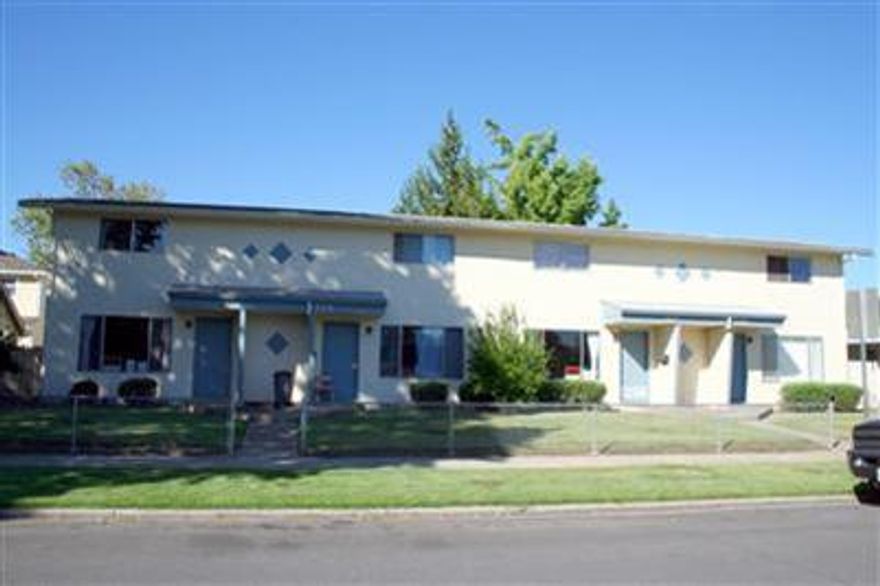 All 8 units occupied and bringing in $4600.00 gross per month. 4 townhome style units that are 2 bed/1.5 bath. Duplex, each unit has 2 bed, 1 bath with one car garages. 2nd duplex has a 1 bed/1 bath and a studio. Total of 8 units. There are also 4 single car garages that are rented out seperately. Seller has recently spent over $60,000 updating and repairing the units. Complex appears to be in good condition and is being sold as is.