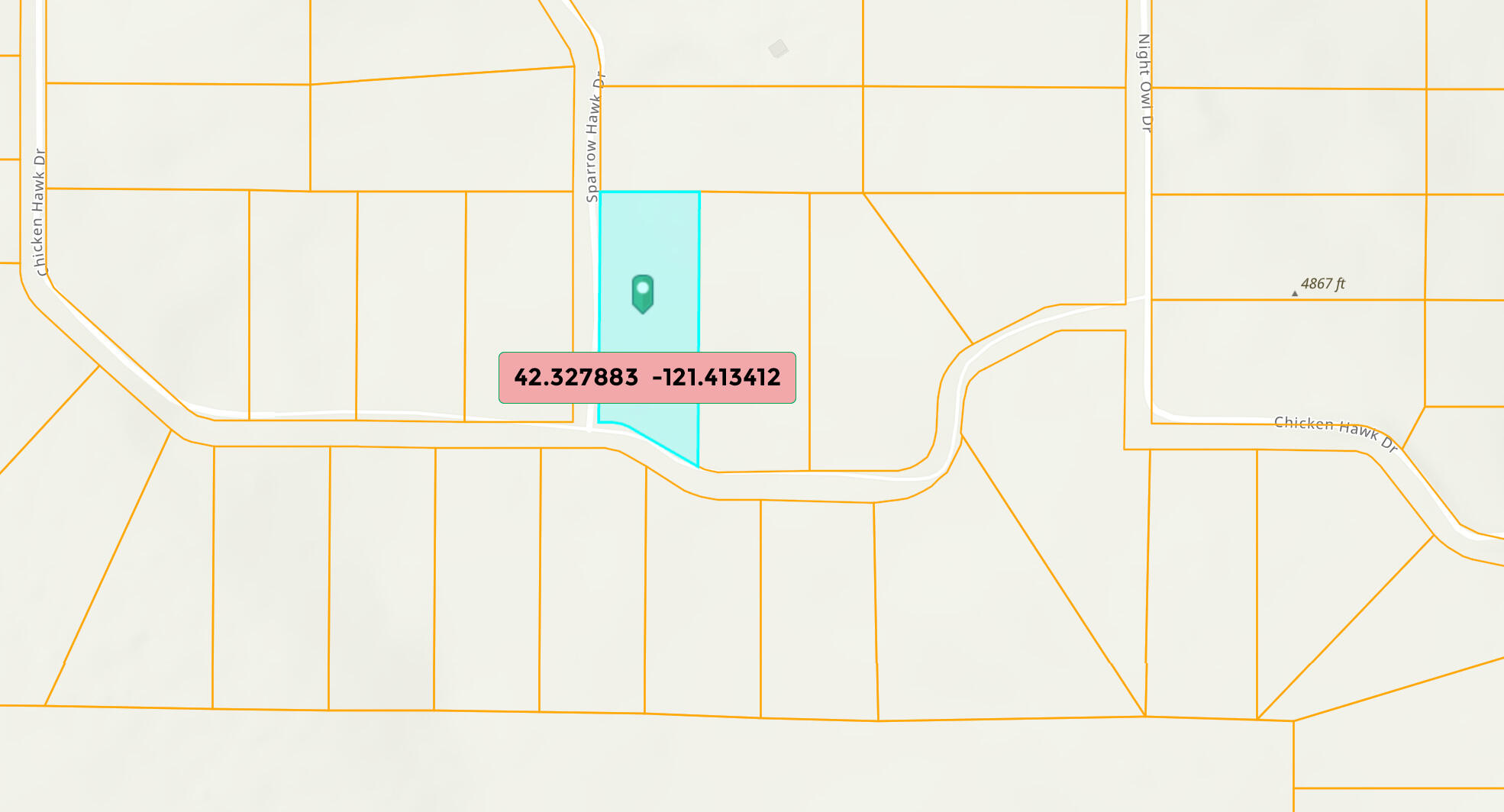Klamath Falls Forest Estates -Hwy 66 Unit -Plat No. 1 - Land