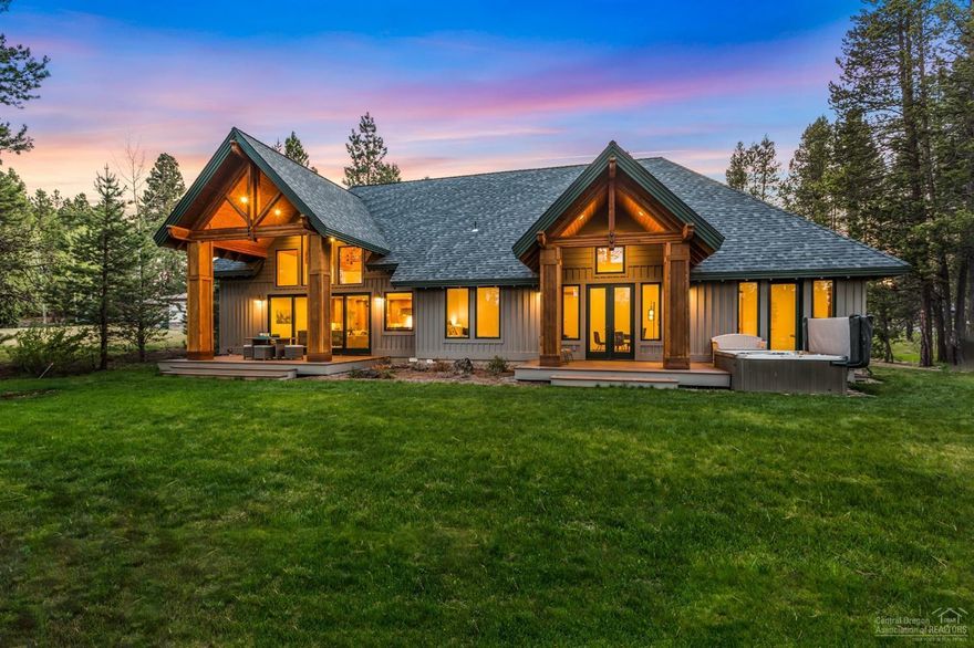 Riverfront oasis in Three Rivers South only 4 miles to the Sunriver Airport and 2 miles to The Village at Sunriver. Newly completed main house boasts breathtaking river views,soaring ceiling with beautiful exposed beams, radiant heated wood like plank tile flooring,new custom chefs kitchen w/ wine fridge, custom master closet built-ins, spacious master bath with soaking tub. Master Suite leads to serene setting off of private deck area with hot tub. Original upstairs suite offers two bdrms,full bath, living, dining, original decommissioned kitchen and laundry. Backyard affords privacy from neighboring properties, nice lawn area, mature trees, and a private dock allows you to access the river for fun floating/canoeing etc. Plenty of room to enjoy and entertain. Just around the corner from Sunriver dining and shopping, as well as Caldera. Same wonderful area but without the additional HOA fees and restrictions. The perfect retreat to get away from it all. Check out the video & matterport