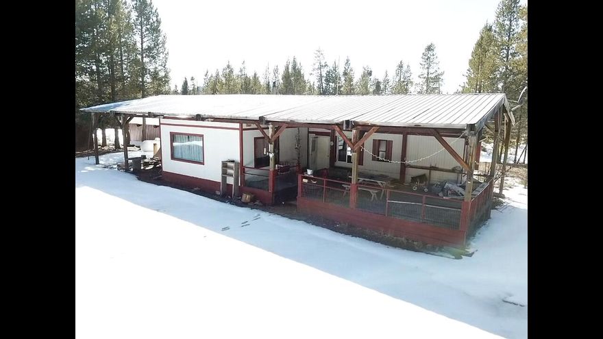 Here's your Chance to own 5 secluded acres in Cascade Estates. OHV trails right out your back door. Manufactured home with snow roof. Large  car port with RV parking .and second building with Bonus Room/game room. Odell , Crescent and numerous other mountain lakes. Willamette Pass Ski Resort and Pacific Crest Trailhead near by. Excellent area for horseback riding ,quading, snowmobiling  and all your outdoor adventures