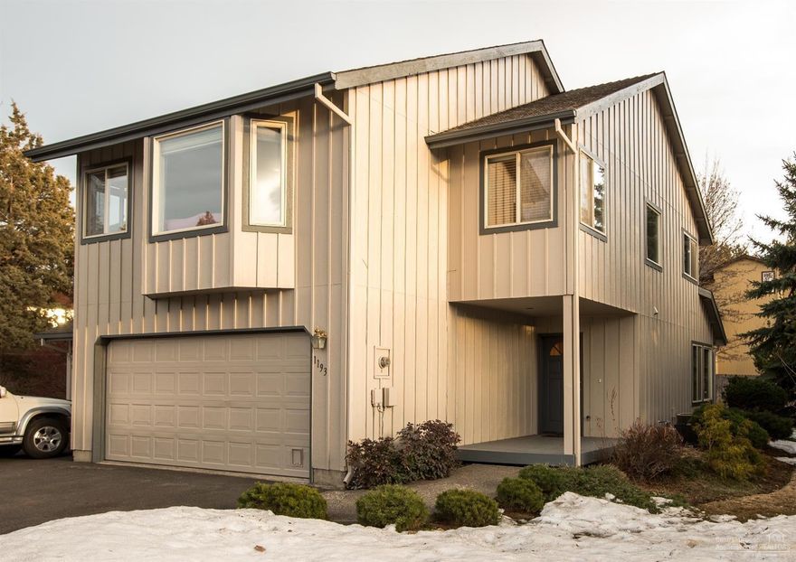 New upgrades in this cute & clean 1592 sq. ft. home in NE Bend. Fresh & new interior & ext. paint. Half bath downstairs & two full bathrooms upstairs. New carpet throughout. Tiled kitchen & dining area. And a bonus! Even a loft area for desk, reading room or hobby area. New side fence & backyard mostly fenced. Efficent heat pump for affordability in winter & cool comfort in the summer. Close to shopping, schools, parks & medical facilities. Get inside this home today!!