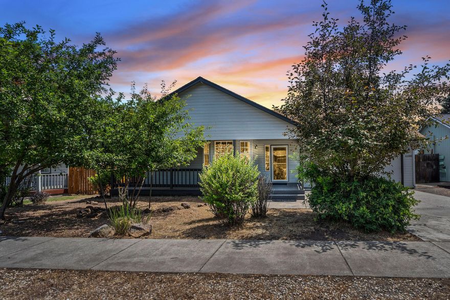 Fully remodeled single-level home in SE Bend offering comfort, efficiency, and style. This 3 bed, 2 bath home features 1,754 sq ft on a 0.18-acre lot with a new roof, interior and exterior paint, updated flooring, modern lighting, ceiling fans, and all-new kitchen appliances. The open-concept layout connects the kitchen, dining, and living areas, centered around a cozy fireplace. The yard is xeriscaped for low maintenance, and the home is well-insulated with low utility costs. Located just minutes from the Old Mill District, enjoy quick access to shopping, dining, river trails, and year-round events at the Hayden Homes Amphitheater. This move-in ready home offers the perfect blend of modern updates, thoughtful design, and proximity to all that Bend has to offer.