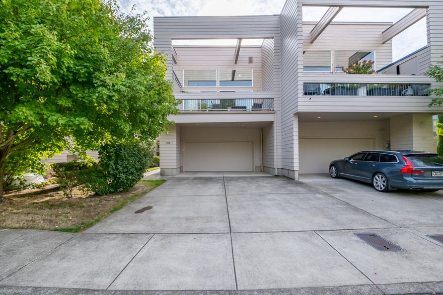 Welcome to a Unique, low maintenence light-filled zero lot-line home. Two beds & full bath on main level. Primary suite, kitchen/dining & family room upstairs. Striking architecture w/ soaring ceilings & 7 skylights flood the space w/natural light. Expansive storage & large laundry. Open concept living upstairs creates a dramatic, welcoming atmosphere. If you're looking for something beyond the ordinary, this home delivers! Existing stairlift can stay or be removed by seller. $10,000 Closing Cost Credit with acceptable offer.  This home is ideal for snow lovers who want to live in the Valley ''off season'' and enjoy some peace and quiet on a private street.