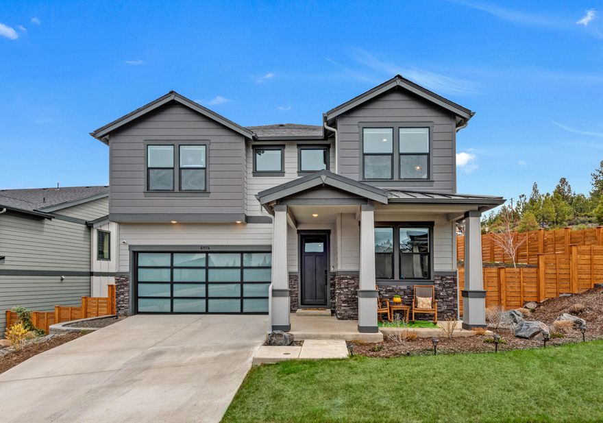 Indulge in the ultimate lifestyle, only steps from the Deschutes National Forest and its extensive trails systems yet only a short drive to Bend's best shopping and dining. Purchased as a second home in 2022, meticulously maintained and with many recent upgrades, including high-end engineered wood flooring, designer light fixtures and new carpet throughout. Inside, the open floor plan is bathed in natural light, creating a warm and inviting atmosphere. The gourmet kitchen features an oversized island, sleek tiled backsplashes and an expansive pantry. The bonus room provides a peaceful retreat with stunning mountain views. Unwind in the lavish primary suite with dual vanities, a soaking tub, and a tiled shower. Situated on a generous corner lot with no rear neighbors, a private back patio, and tasteful landscaping. Revel in the boundless outdoor recreation opportunities, with direct access to the Deschutes River, Phil's Trails, and Mt. Bachelor.