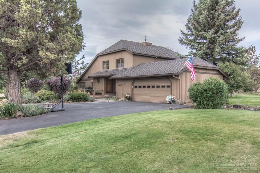 Rare small acreage close in. 3 beds 2 bath home on Old Deschutes Road. Comes with above ground pool. Manicured landscaping. No CCR's or HOA. Country living on the edge of town. Passive solar envelope home. Master on the main. Solarium with hot tub. 24' x 36' barn/shop. Irrigated & fenced pasture. 1.5 acres of COI water. Seasonal COI canal borders property and affords a dramatic waterfall view. Horses, chickens and livestock are welcome on this exceptional property.