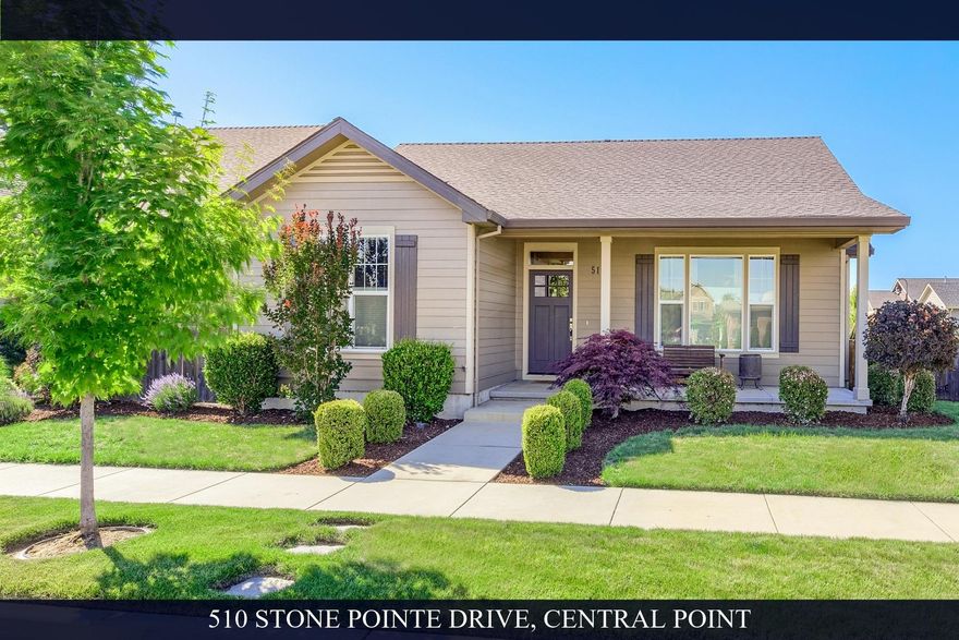 Beautiful single level, quality built Vision Home in Award Winning Twin Creeks Development. Personality & charm welcomes you to a well designed light & bright interior with vaulted great room w/gas fireplace, arch ways & columns, built-in buffet, rich engineered hardwood floors. Gorgeous custom kitchen w/breakfast bar, walk-in pantry, leathered granite counters, tile back splash, stainless appliances, open access to the spacious dining area, & covered patio. This is a very well thought out floor plan with spacious bedrooms, beautiful guest bathroom, & a peaceful & private master suite w/double vanity, large walk-in closet, walk-in shower, & private water closet. You will love the oversized utility room that leads to the finished two car garage with alley access. Wonderful corner lot location with fenced back & side yards with raised garden areas. Location offers easy access to beautiful neighborhood parks and walking paths. This is a beautiful home in a very desirable neighborhood.