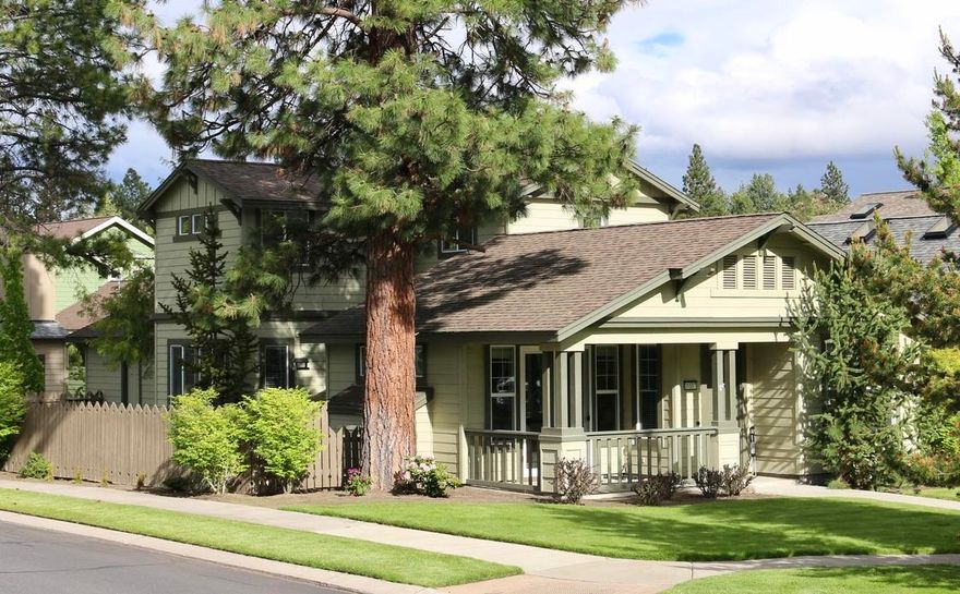 This beautifully updated home sits on a corner lot in the desirable and established community of The Parks at Broken Top. The home sits diagonal to West Park and close walking distance to community pool. Open Great Room w/ vaulted ceilings and lots of windows. Main level includes Master Suite, Dining Room, Living Room, Kitchen, Laundry, and Powder Bath. Upstairs includes 2 Bedrooms, Full Bathroom, and Office Den w/ built-ins. Attached 2-car garage. Newly Landscaped and fenced sideyard. Updates include: quartz countertops in kitchen and bathrooms, shower and bathroom tile, refinished cabinetry, new paint on doors & walls, new carpet, new flooring, Central Vacuum, landscaping in sideyard, new dishwasher, and new HVAC & A/C systems. Community known for its many parks, pool, bike trails, etc. Amazing westside location close to golf courses, schools, Mt. Bachelor, Deschutes River trails, and more. Must
see!